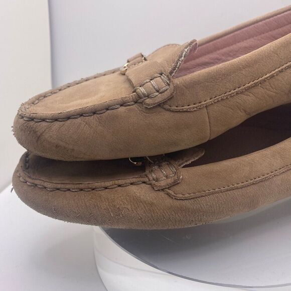 UGG Callen Unlined Loafers Moccasins Tan
Nubuk Women's Size 8 - Picture 11 of 12